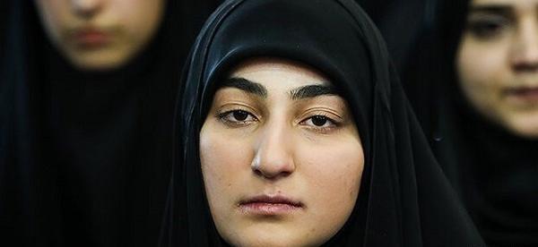 عکس حاج قاسم سلیمانی و دخترش زینب