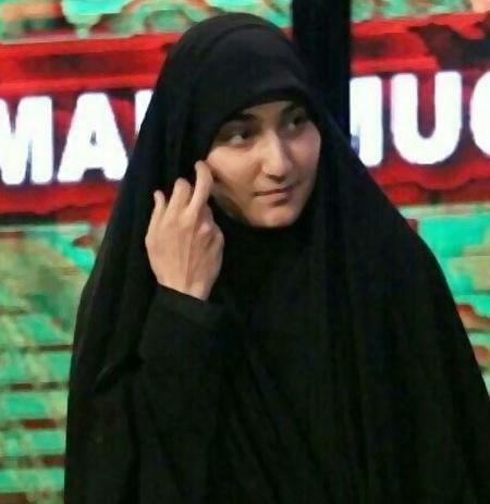عکس حاج قاسم سلیمانی و دخترش زینب