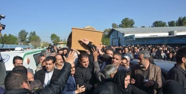 عکس خاکسپاری عارف لرستانی