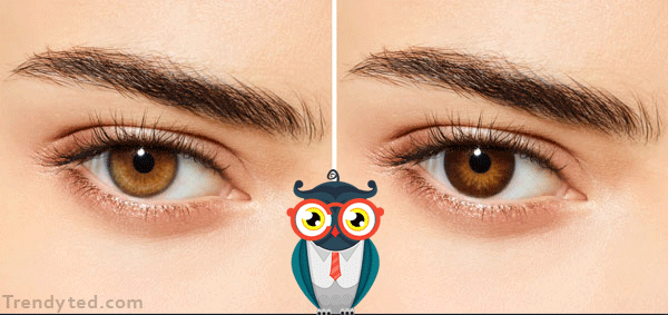 عکس چشم قهوه ای روشن