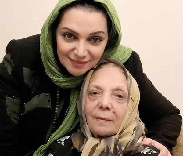 عکس الهام پاوه نژاد با همسرش