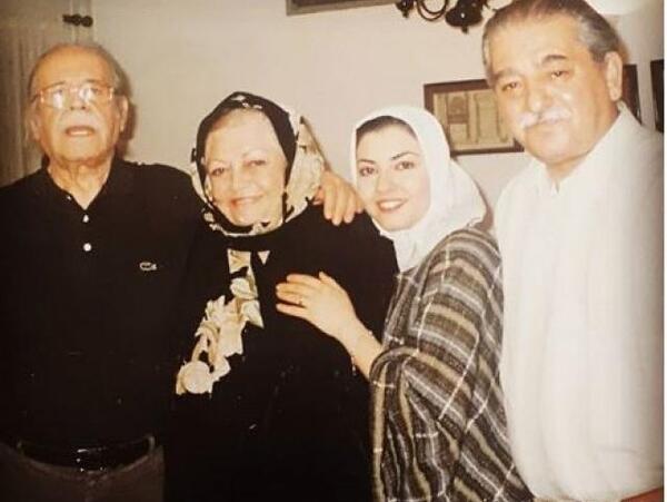 عکس حمیده خیرآبادی قبل از عمل بینی