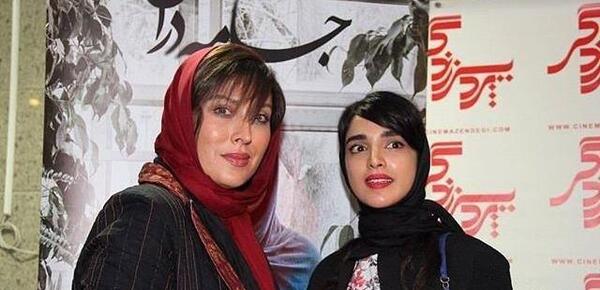 عکسهای الهه حصاری در اکران خصوصی فیلم جامه دران