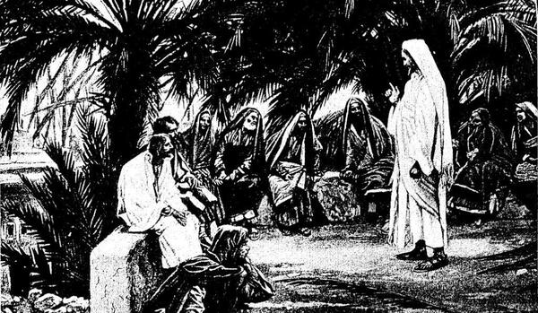 عکس سیاه و سفید از حضرت عیسی