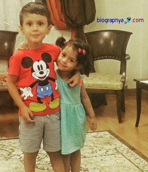 عکس سیاوش خیرابی وهمسرش وفرزندش
