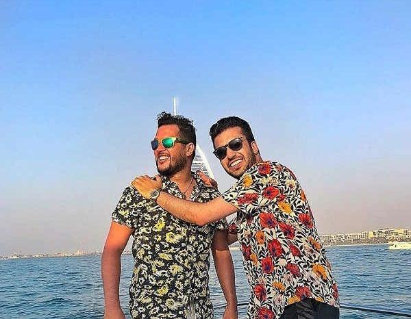 عکس سیاوش خیرابی وهمسرش وفرزندش