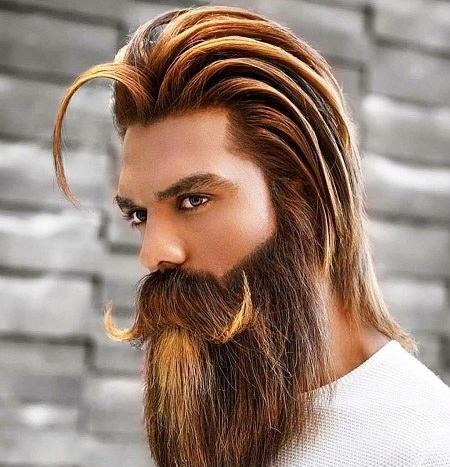 عکس ریش قهوه ای