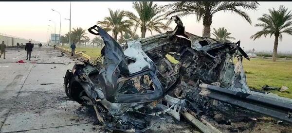 عکس حاج قاسم سلیمانی مردن