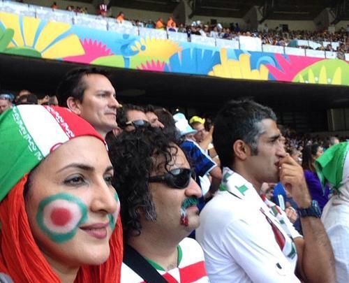 عکسهای فاطمه گودرزی در جام جهانی برزیل