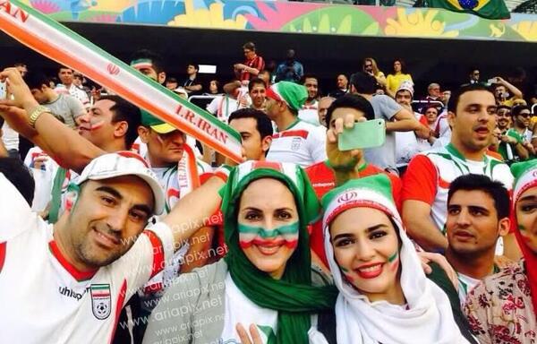 عکسهای فاطمه گودرزی در جام جهانی برزیل