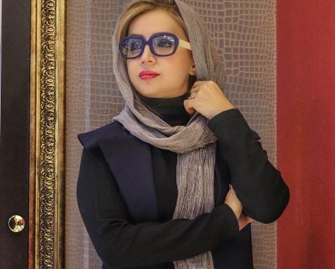 عکس شبنم قلی خانی با عینک