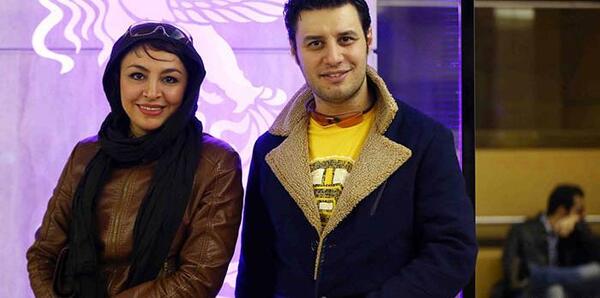 عکس جواد عزتی با خواهرش