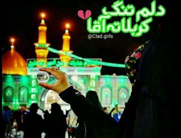 عکس دلتنگ حرم امام حسین