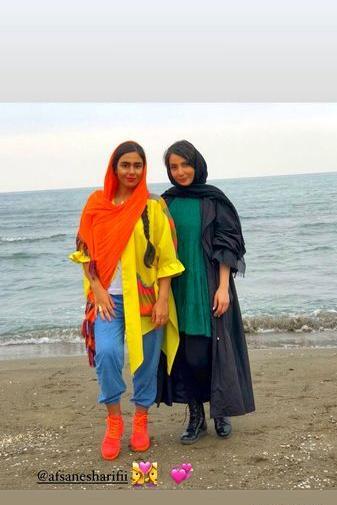عکس پاییز لب دریا