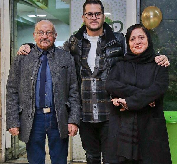 عکسهای سیاوش خیرابی با زنش