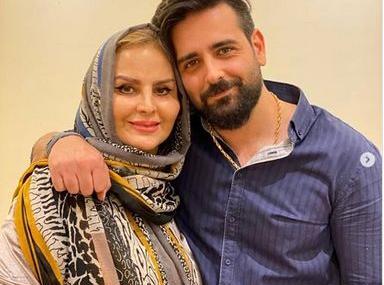 عکس امیرحسین آرمان در کنار همسرش