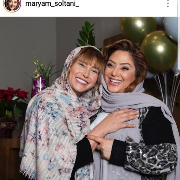 عکس جشن تولد فریبا نادری
