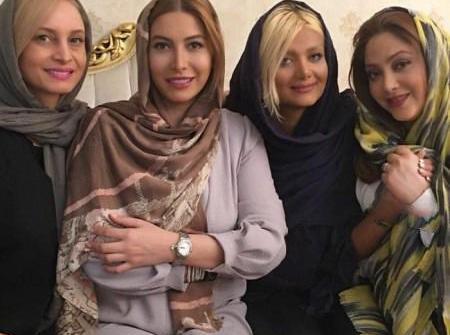 عکس جشن تولد فریبا نادری