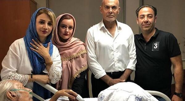 عکس جمشید هاشم پور و پسرش