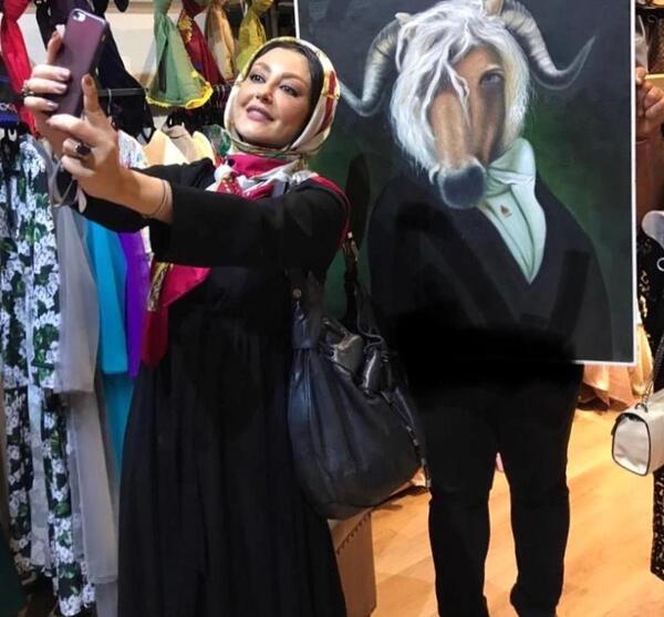 عکس شقایق فراهانی در کلوپ همسران