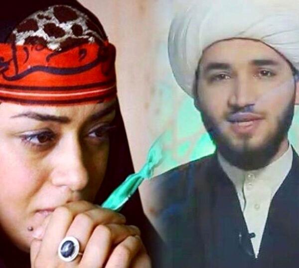 عکس الهام چرخنده در شبکه مهاجر