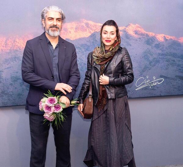 عکس از خاطره حاتمی وهمسرش