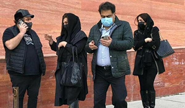 عکس علی انصاریان در بیمارستان فرهیختگان