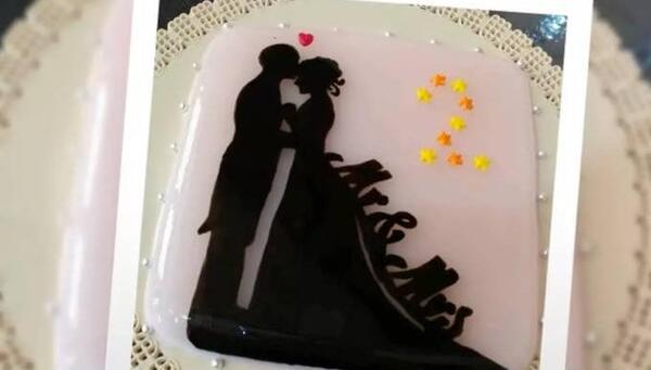 عکس ژله تصویری عروس و داماد