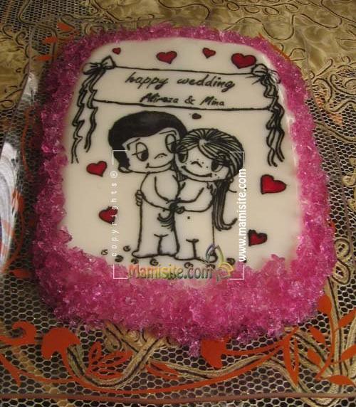 عکس ژله تصویری عروس و داماد