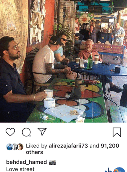 عکس حامد بهداد در کنسرت