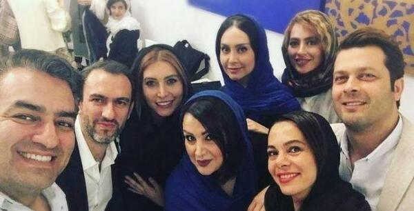 عکس فریبا نادری و خواهرش