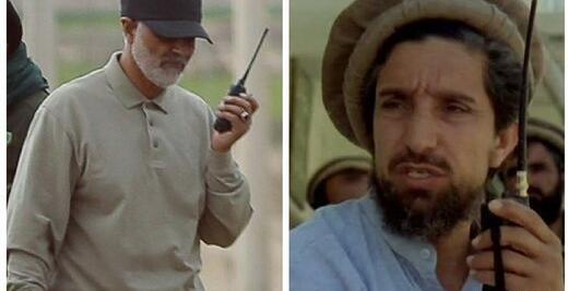 عکس سردار سلیمانی و احمد شاه مسعود