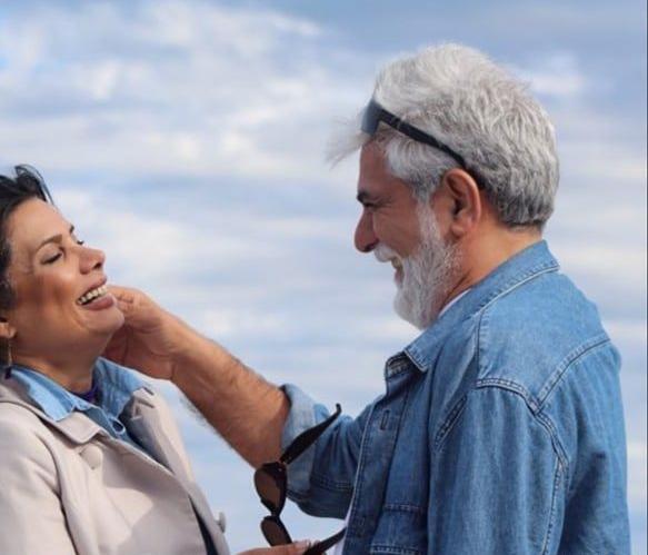 عکس عاطفه رضوی و همسرش