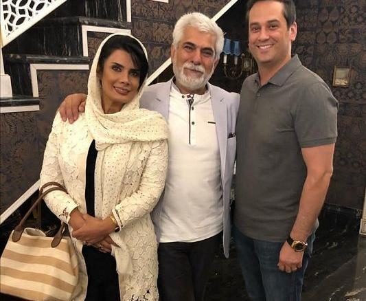 عکس عاطفه رضوی و همسرش