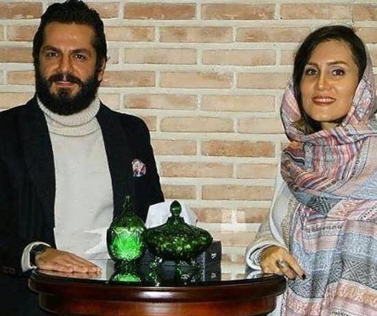 عکس عباس غزالی با همسرش