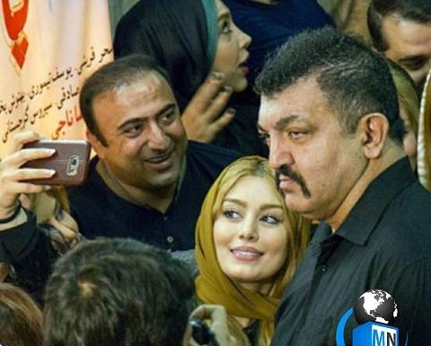 عکس احمد ایراندوست با همسرش