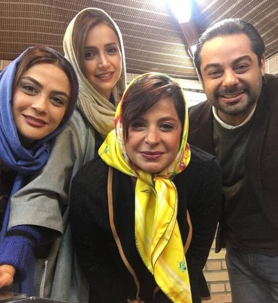 عکس سیما تیرانداز با شوهرش