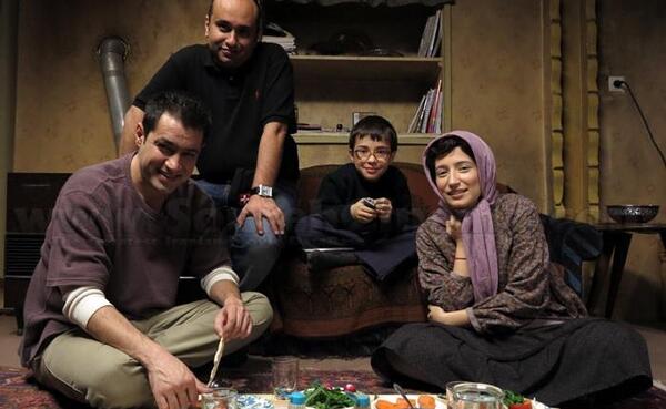 عکس شهاب حسینی در حوض نقاشی