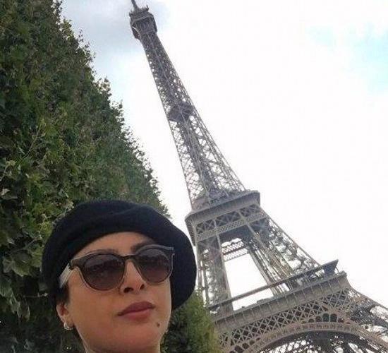 عکسهای حدیثه تهرانی در خارج
