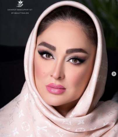 عکس الهام حمیدی قبل عمل بینی