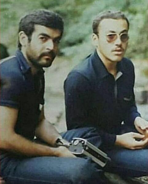 عکس حمید لولایی و پسرش