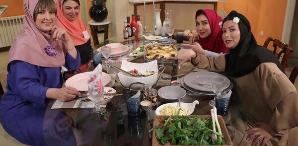 عکس خانه فاطمه گودرزی در شام ایرانی