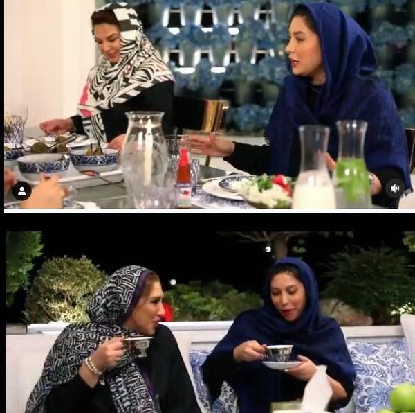 عکس خانه فاطمه گودرزی در شام ایرانی