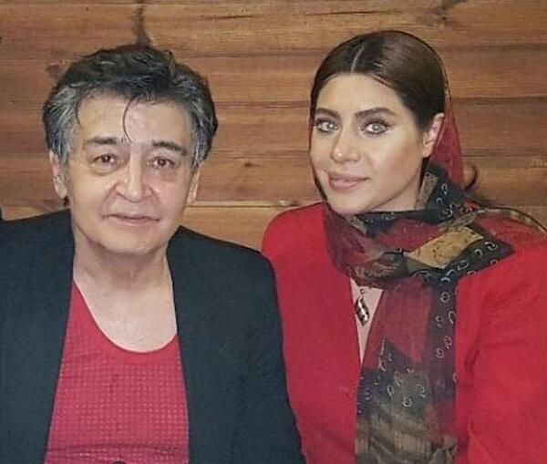 عکس رضا رویگری در کنار همسرش