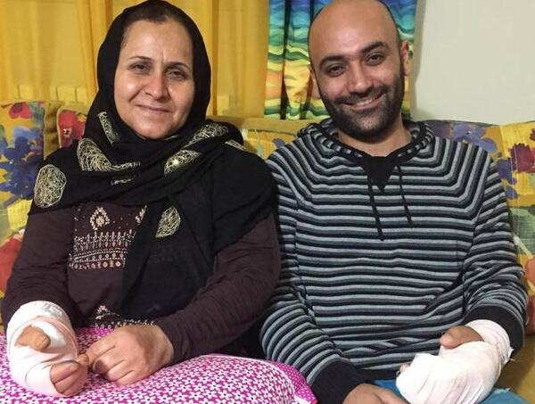 عکس مینا شمس همسر مهدی کوشکی