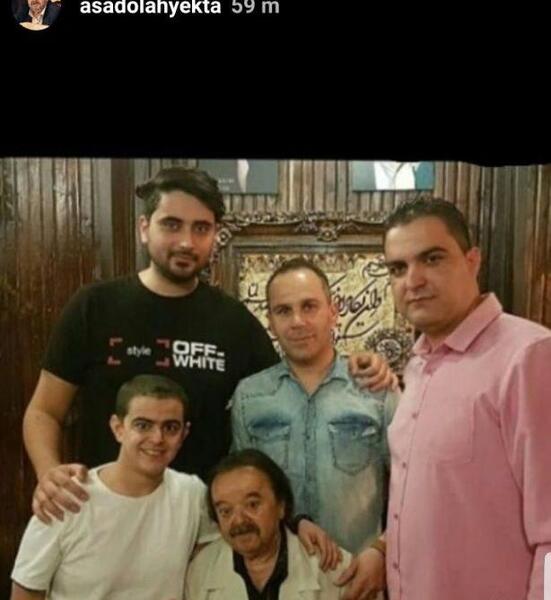 عکس اسدالله یکتا و پسرانش