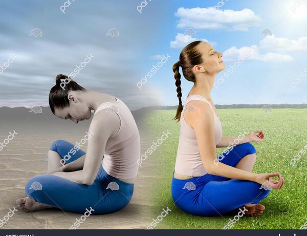 عکس در حال مراقبه