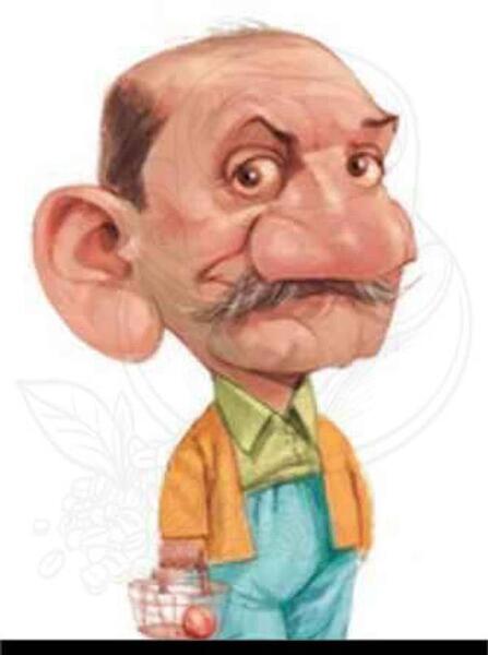 عکس کاریکاتور رضا عطاران