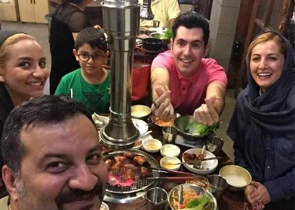 عکس مهراب و دوست دخترش