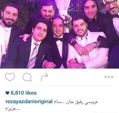 عکس عروسی سام درخشانی